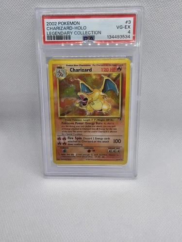 Charizard 3/110 Legendary Collection Holo PSA 4