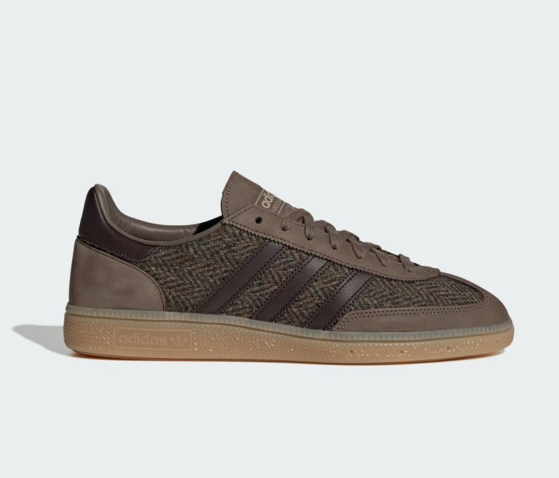 Size 7 - adidas Handball Spezial Harris Tweed Aurora Coffee for