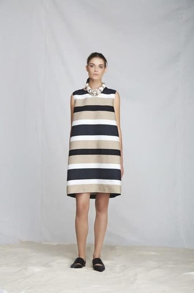 Women Antonelli Dress White Cotton 42 / XL / 50