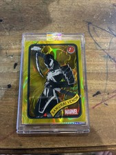 2025 Topps Chrome Marvel Samurai Venom Yellow Lava Refractor #127