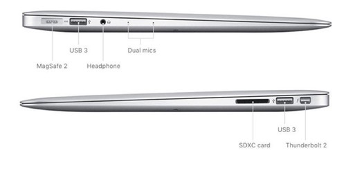 Apple 2017 Macbook Air | i5 + 8GB RAM + 128GB | 13" | Plata | B Grade - Afbeelding 2 van 2