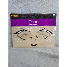 Spirit Halloween Deer Face Decals Costume Accessory