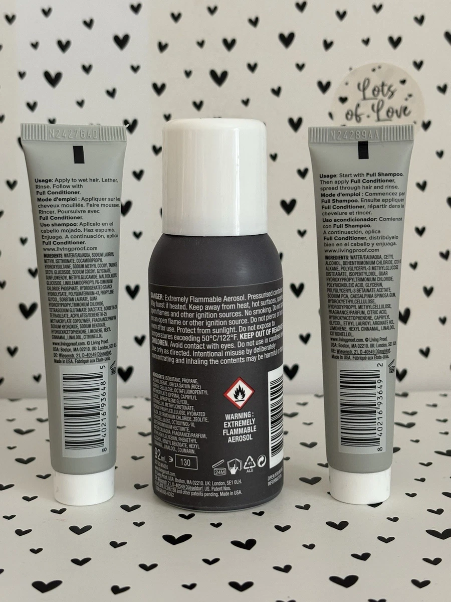 Living Proof Perfect Hair Day Dry Shampoo 92Ml & Shampoo & Conditioner 30Ml