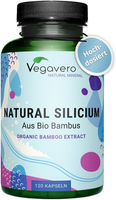 Vegavero Bio Silizium Hochdosiert Kapseln 120 StüCk - 300 Mg NatüRliches Siliciu