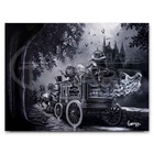 Michael Godard " Hearse Monster Party  "  Limited Edition Signed Numbered Art