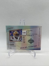 D.J. Chark 2018 Prestige NFL Passport Rookie #PP-DC LSU Tigers Football Insert