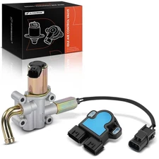 A-Premium 2pcs Idle Air Control Valve & Throttle Position Sensor Set for Nissan