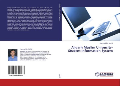 Hammad Bin Mohd | Aligarh Muslim University- Student Information System | Buch