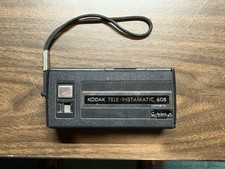     VINTAGE 1970s KODAK TELE-INSTAMATIC 608 CAMERA  25mm/45mm LENS - 110 FILM 