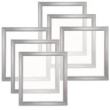 6x 18x20in 160T High-Tension Nylon Mesh Screen Printing Kit & Sealing Tape