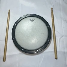 REMO 10" PRACTICE DRUM PAD practice drum sticks