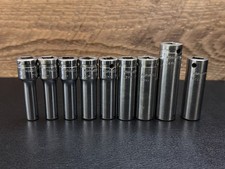 Vintage Cornwell 38 Drive Metric Deep Socket Set 6pt 7-14mm 12 9-pc. Usa Vintage Cornwell 38 Drive Metric Deep Socket Set 6pt 7-14mm 12 9-pc. Usa