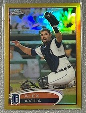 2012 Topps Chrome #131 Alex Avila Gold Refractor /50 - Detroit Tigers