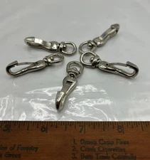 5 NEW END LEASE CLIP SNAP HOOKS FOR DOG LEASE / HORSE HALTER
