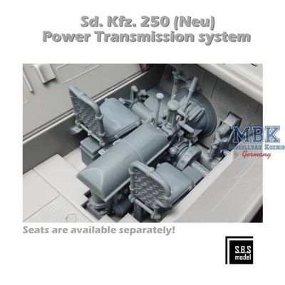 SBS Model SBS-3D038 Sd.Kfz. 250 (Neu) Power transmission system