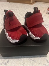 NEW Nike Jordan 23/7 Easyon TD Varsity Red/White-Black/ Toddler Size 3C