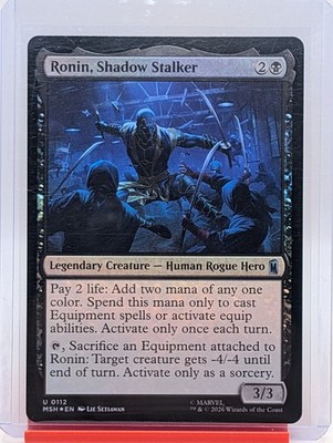 Ronin, Shadow Stalker [Foil] #112 Magic Marvel Super Heroes
