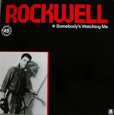 Rockwell Somebodys Watching Me FRENCH PRESSING Vinyl Single 12inch NEAR MINT
