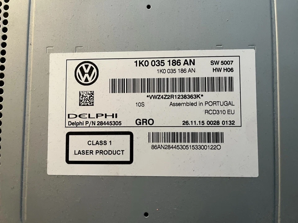 VW Autoradio mit CD von Delphi - Bild 2 von 2