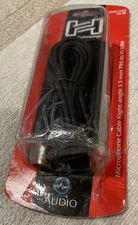 Hosa Technology XVM-115M 3.5mm Microphone Cable 15 Ft Right Angle TRS to XLR3M