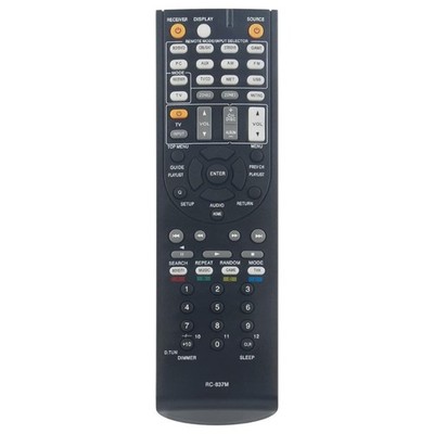 Ergonomic Remote Control Replacement,Works with RC837M TX-NR616 TX-NR616S