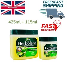 Dabur Herbolene Aloe Petroleum Jelly Aloe Ver 425ml + 115ml (Double Pack Bundle)
