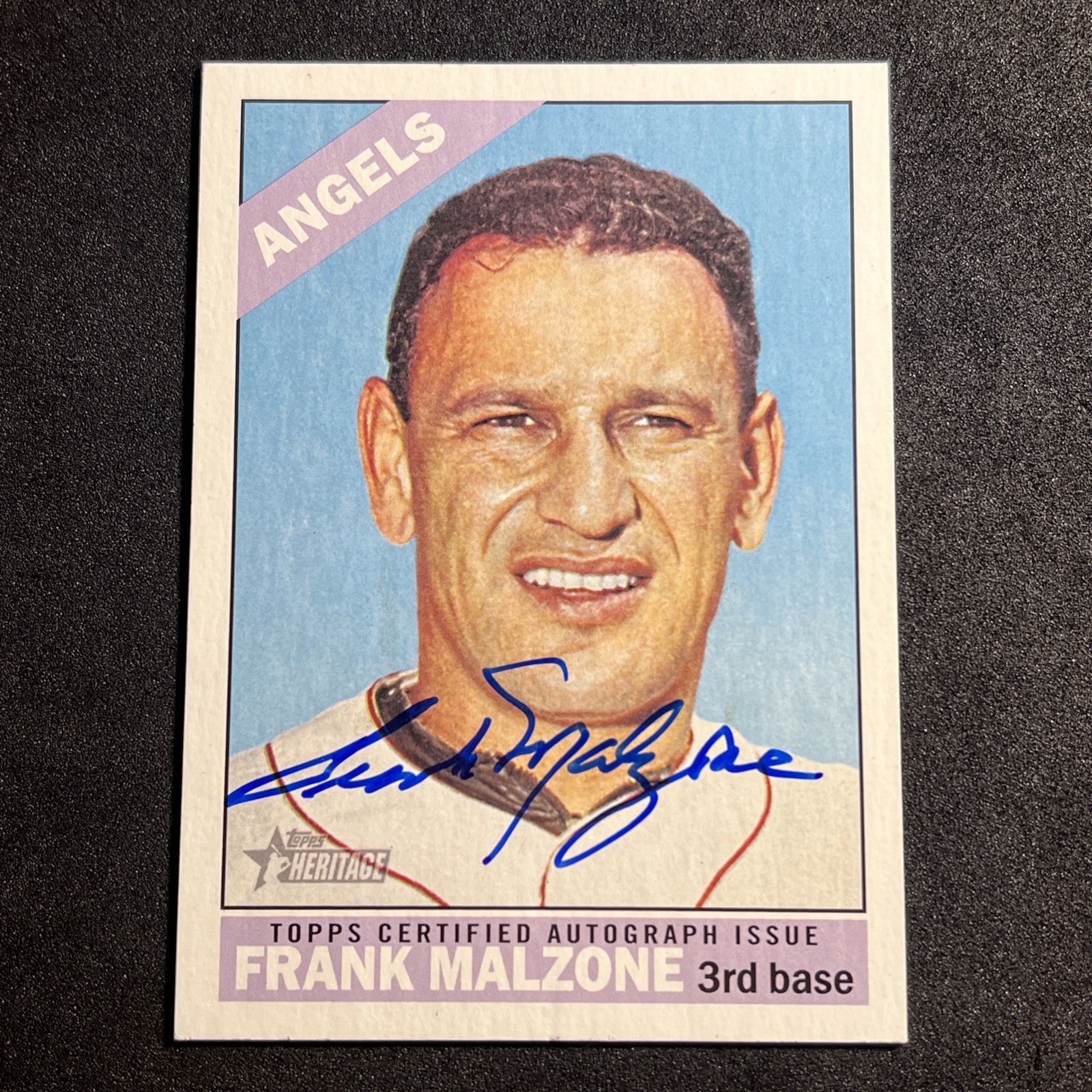 FRANK MALZONE Real One Auto 2015 Topps Heritage Baseball ROA-FM