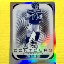 Sam Darnold 2025 Panini Phoenix Football Contours Refractor Seattle Seahawks
