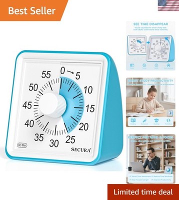 Visual Timer for Kids, 60 Minute Classroom Countdown Timer for Study