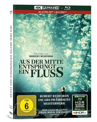 A River Runs Through It (4K UHD + Blu-ray Mediabook) Brand New & Sealed
