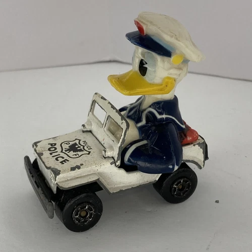 Vintage 1979 Lesney Matchbox Donald Duck Police Car Diecast Made In Hong Kong
