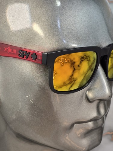 Ken Block 43 Men's Sunglasses Square Race Sport Mirrored/Tinted Lense Red DEMON - Picture 4 of 5
