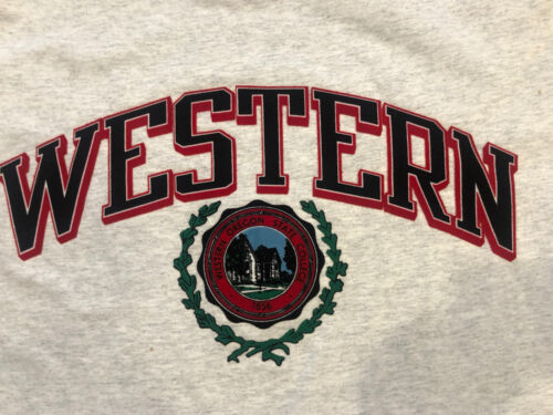 Camiseta Para Hombre Vintage Western Oregon University - XL - Nueva - Imagen 2 de 2
