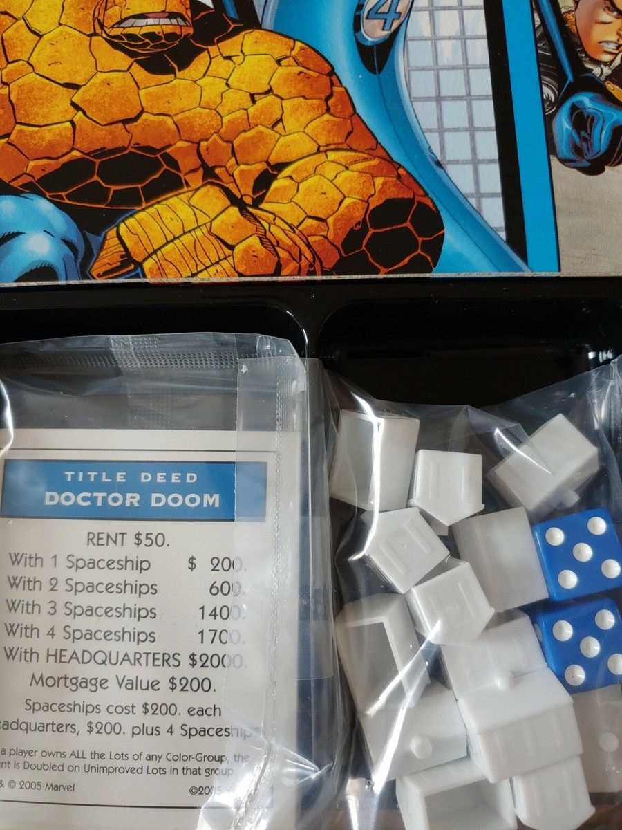 Monopoly: Fantastic Four Collector's Edition (Board Game) Marvel