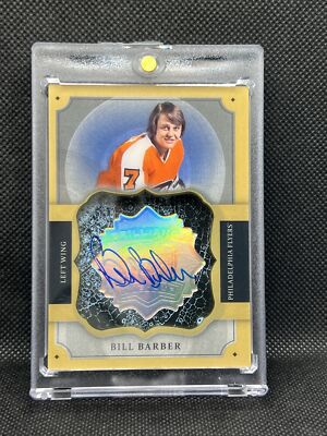 2013-14 UD The Cup Brilliance Auto Bill Barber Philadelphia Flyers