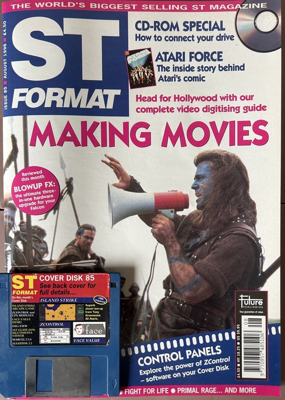 Atari ST Format Issue 85 August 1996 - Complete With Working Cover Disk