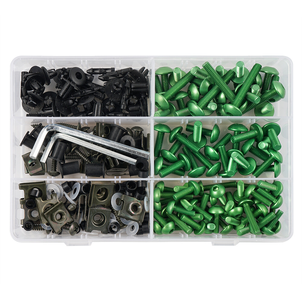 253pcs Fairing Bolts Kit Larger Box For Kawasaki Ninja 1000300CC ZX6R