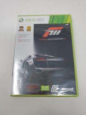 Forza Motorsport 3 Xbox 360 Not For Resale Brand New Factory Sealed Microsoft