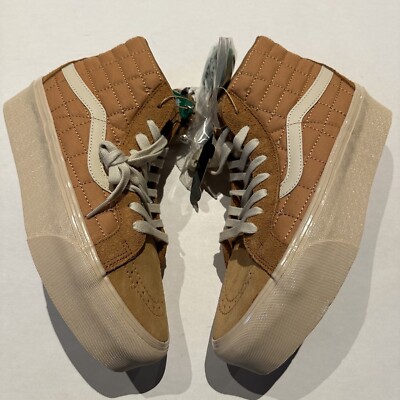 New Vans Vault Joe Freshgoods Sk8-Hi Reissue Platform VLT LX Camel Shoes 10.5