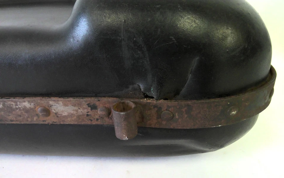 Bolso Burbuja Derecho Original Harley 1957-1962 Big Twin Duo-Glide Negro 90851-54Type2 Foto 4 de 4