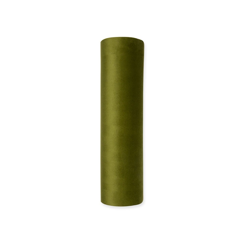 Christmas Ribbon Olive Green 30cm x 2.5m Roll