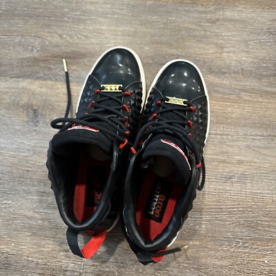 Size 15 Nike LeBron 12 NSW Lifestyle QS Black Challenge Red Size 10