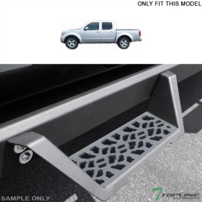 Topline For 2005-2021 Nissan Frontier Crew Modular Drop Step Nerf Bar -Matte Blk