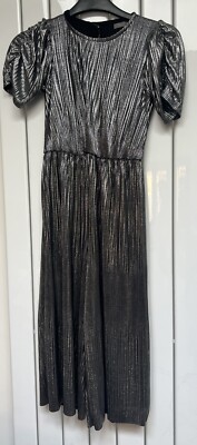 Next Girls Silver Jumpsuit Size 8years UK