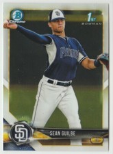 2018 Bowman Draft Chrome #BDC-144 Sean Guilbe Baseball Card San Diego Padres