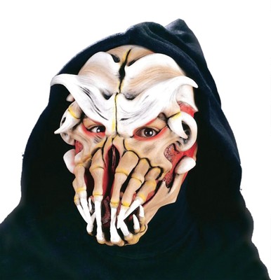 ADULT ZAGONES NIGHTMARE ON BELMONT AVE FULL MASK WITH HOOD COSTUME 3522BS