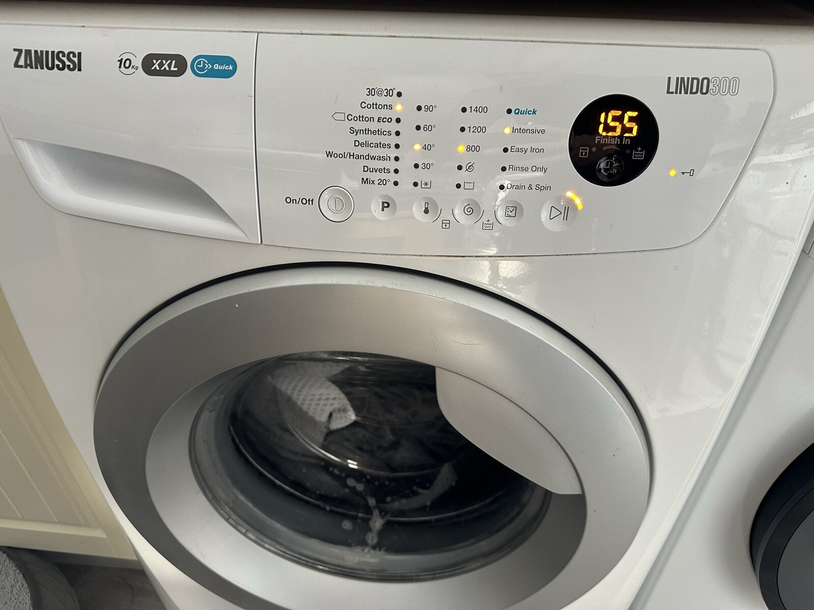 zanussi washing machine Lindo300 10kg Washing Machine eBay
