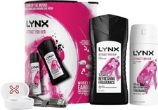 Lynx Attract for Her, 250ml Shower Gel and 150ml Body Spray  Wireless Earbuds