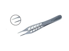 4" Adson Brown Serrated Teeth Stainless Steel Tweezer - BB EL-220