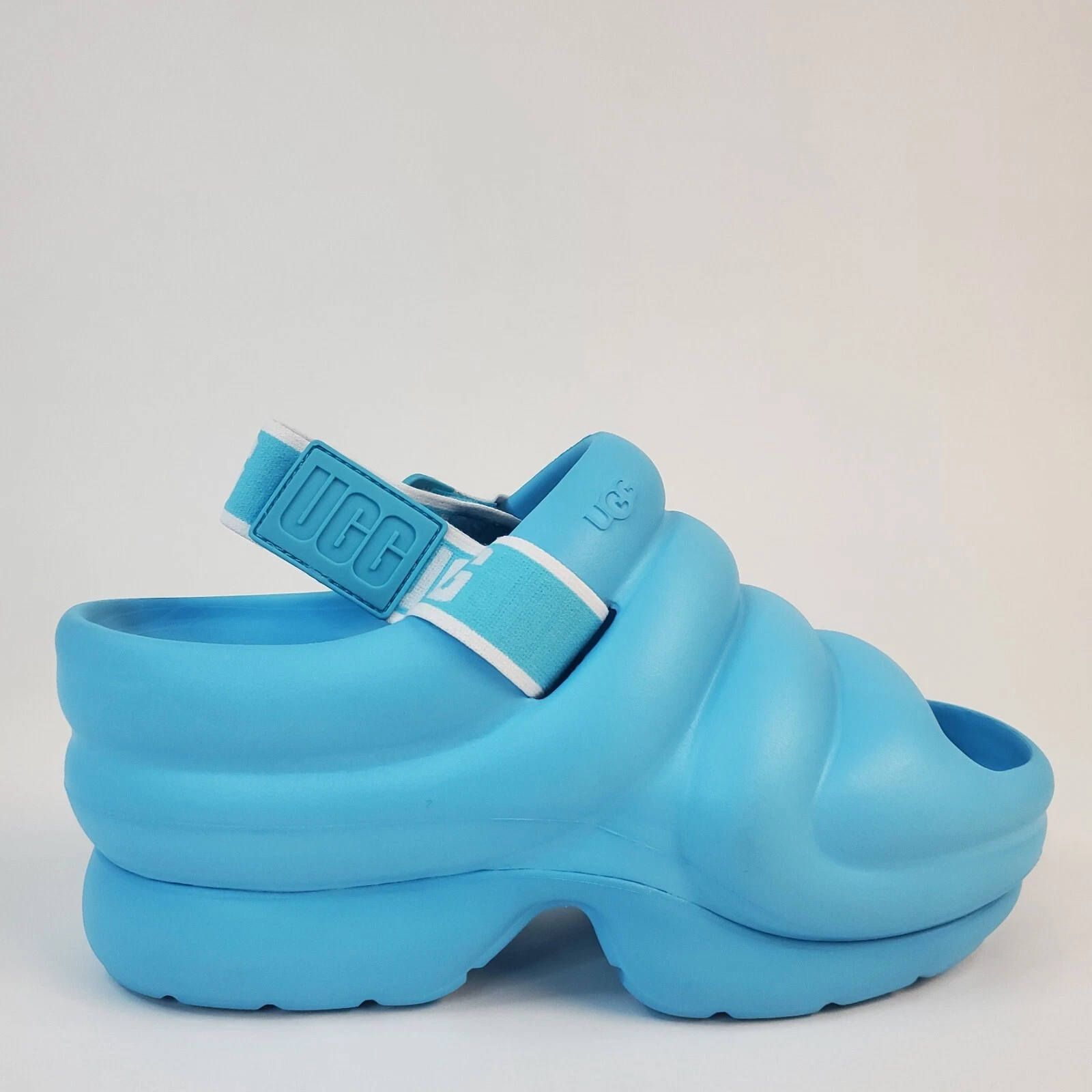 Sandali donna UGG AWW YEAH blu cielo plateau slingback 1136762 taglia 9